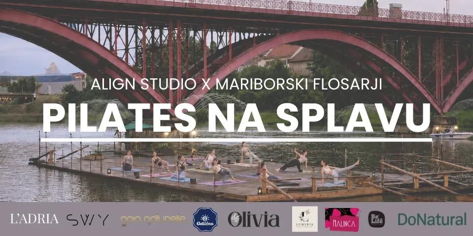 Pilates na splavu Pilates na splavu